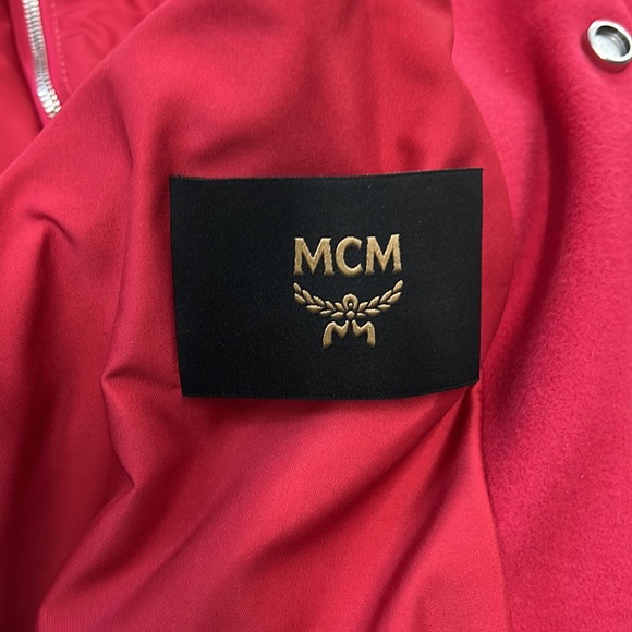 NWOT! Red Mens MCM Varsity Jacket/Vest! Size Medium! - Picture 9 of 11